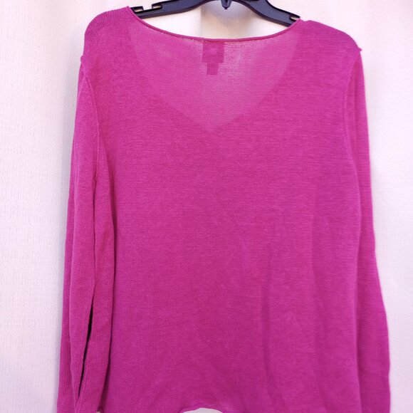 Eileen Fisher Henley Top Sweater Large NWOT - Picture 4 of 5